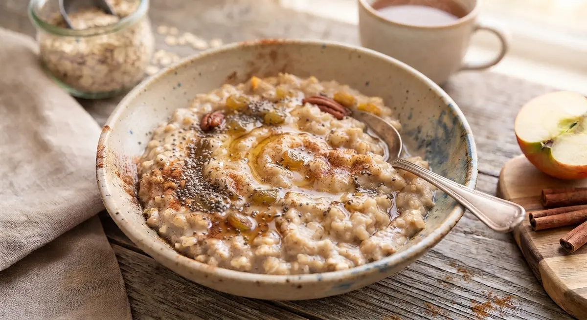 Oatmeal with Chia Seeds & Honey